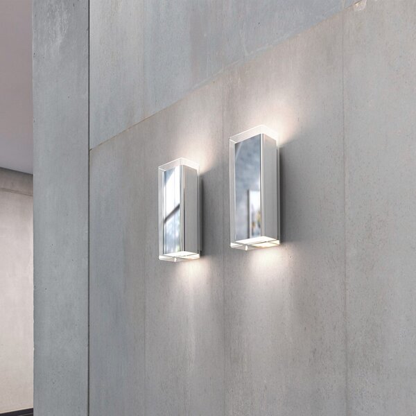 Nástenné Svietidlo Serien Lighting, Rod Wall, stmievateľné, Metalická, Obývacia izba, Sklo, Dizajnový
