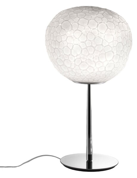Stolové Lampa Artemide, Meteorite, Biela, Obývacia izba, Sklo, Dizajnový