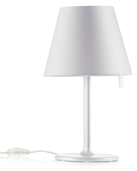 Stolové Lampa Artemide, Melampo notte, Biela, Obývacia izba, Tkanina / Textil, Dizajnový