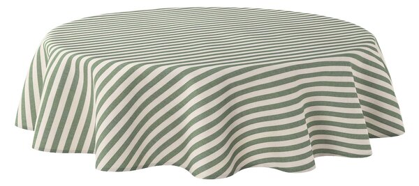 Obrus okrúhly farba produktu zelená látka vzorované