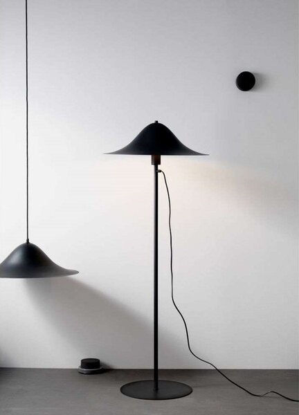 Stojacie Lampa Pholc, Čierna, Obývacia izba, Hliník