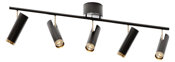 Stropné Lampa By Rydéns, Puls Bar, stmievateľné, Čierna, Obývacia izba, Kov, Moderný