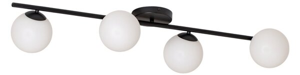 Stropné Lampa Euluna, Glassy, stmievateľné, Čierna, Obývacia izba, Sklo, Moderný