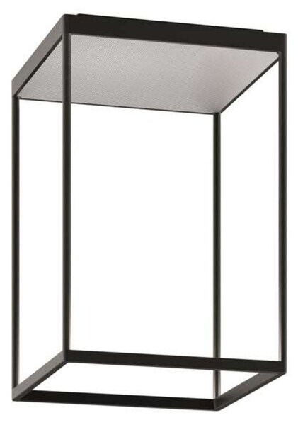 Stropné Lampa Serien Lighting, stmievateľné, Čierna, Obývacia izba, Hliník