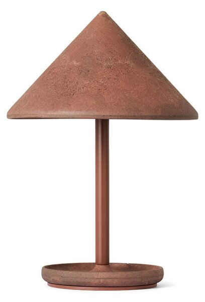 Stolové Lampa MATER, Hnedá / Hrdzavá, Obývacia izba, Plast
