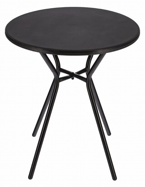 Dekorstudio Balkónové sedenie ALBERO čierne - 2x stolička + 1x stôl