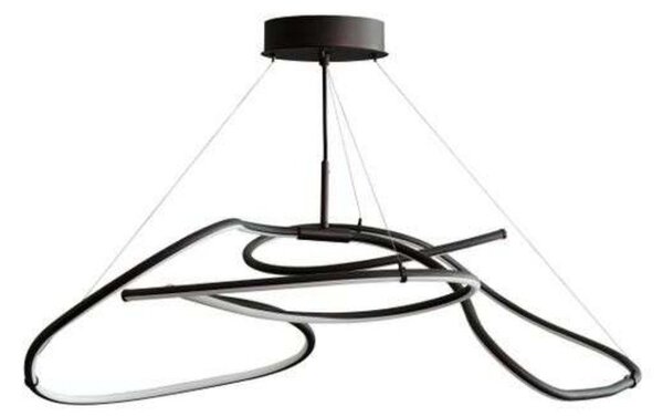 Lustre 101 COPENHAGEN, stmievateľné, Čierna, Obývacia izba, Kov, Moderný
