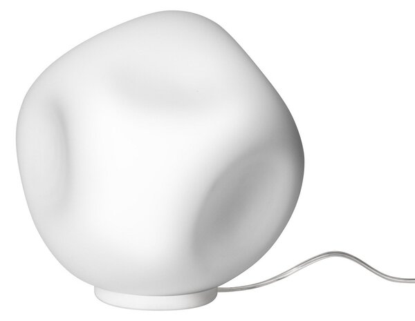 Stolové Lampa Foscarini, Hoba Media, Biela, Obývacia izba, Sklo, Dizajnový