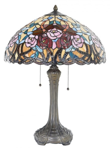 Clayre & Eef Stilní lampa Tiffany Woman - Clayre & Eef