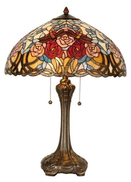 Clayre & Eef Stilní lampa Tiffany Woman - Clayre & Eef