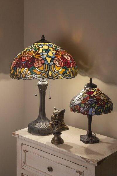 Clayre & Eef Stilní lampa Tiffany Woman - Clayre & Eef