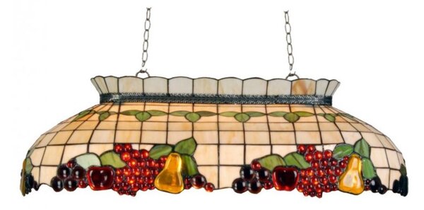 Závesné svietidlo Tiffany Fruits - 94 * 41 * 115 cm 3x E27 / Max 60W - Clayre & Eef