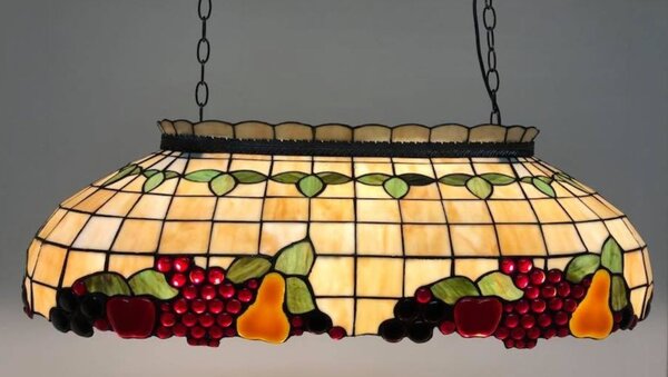 Závesné svietidlo Tiffany Fruits - 94 * 41 * 115 cm 3x E27 / Max 60W - Clayre & Eef