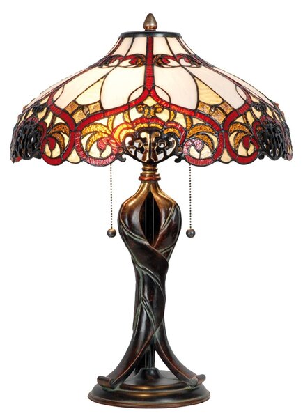 Stolná lampa Tiffany - Ø 41*56 cm - Clayre & Eef