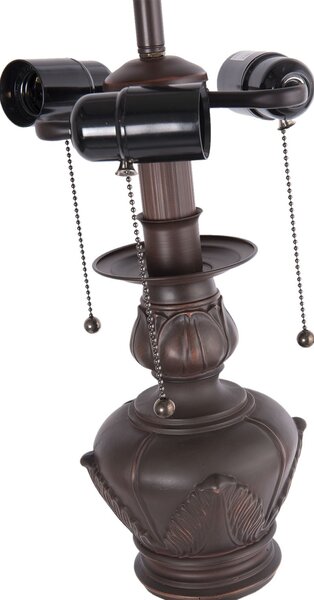 Stropné svietidlo Tiffany - Ø 31 * 164 cm 3x E27 / Max 60W - Clayre & Eef
