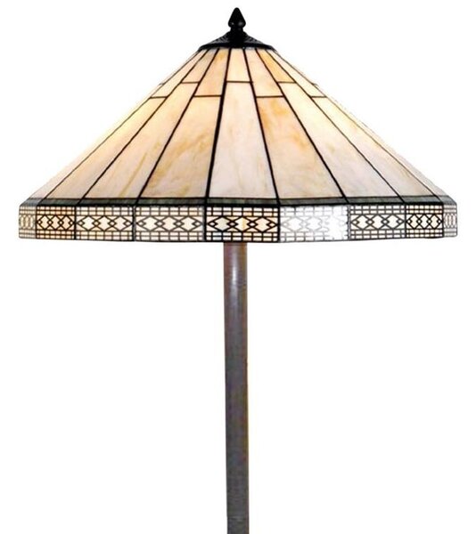Stojacá lampa Tiffany - Ø 50*164 cm 2x E27 / Max 60W - Clayre & Eef
