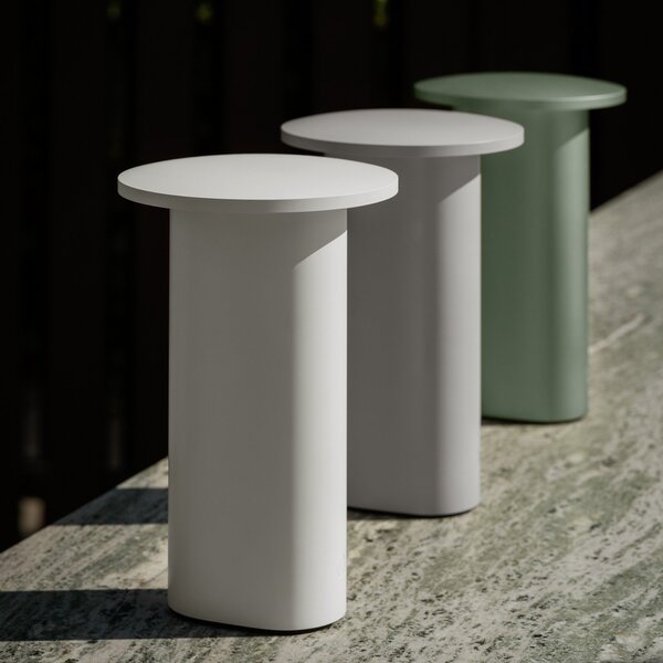 Stolové Lampa FRITZ HANSEN, Solae, stmievateľné, Biela, Obývacia izba, Hliník, Moderný