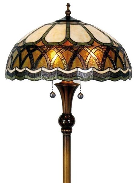 Stropné svietidlo Tiffany - Ø 56 * 164 cm 3x E27 / Max 60W - Clayre & Eef