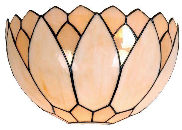 Nástenná lampa Tiffany Pivoine - 30 * 15 * 20 cm 1x E14 / Max 40W - Clayre & Eef
