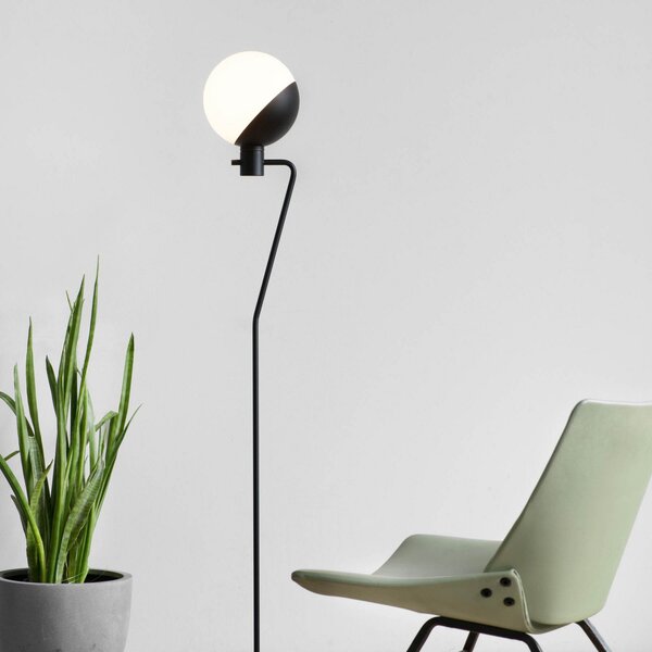 Stojacie Lampa GRUPA, Baluna, stmievateľné, Čierna, Obývacia izba, Kov, Dizajnový