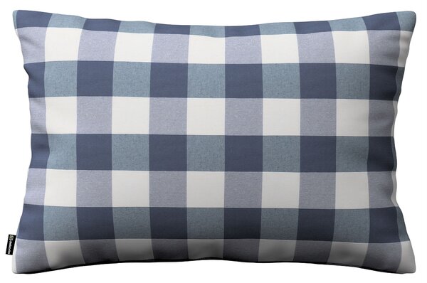 Karin - jednoduchá obliečka, 60x40cm farba produktu tmavomodrá látka vzorované