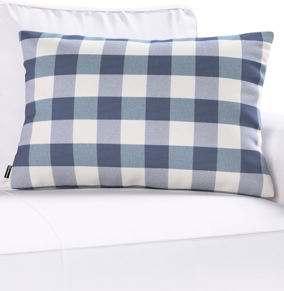 Karin - jednoduchá obliečka, 60x40cm farba produktu tmavomodrá látka vzorované