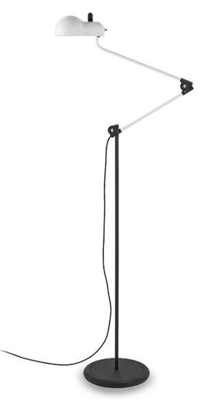 Stojacie Lampa Stilnovo, Topo, Čierna, Obývacia izba, Kov, Dizajnový