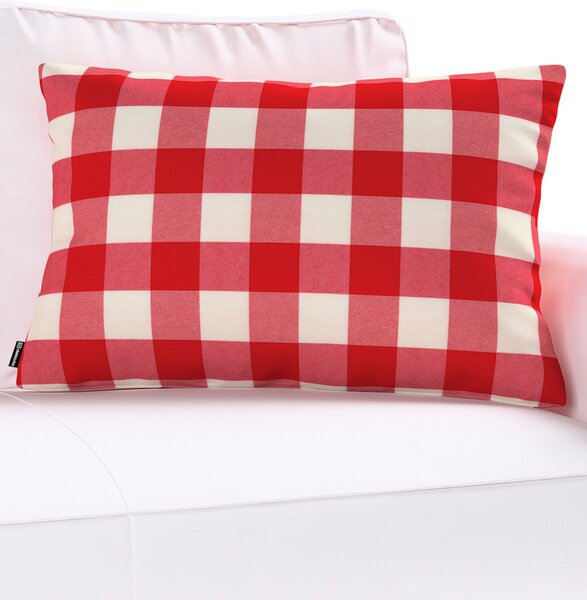 Karin - jednoduchá obliečka, 60x40cm farba produktu červená látka vzorované