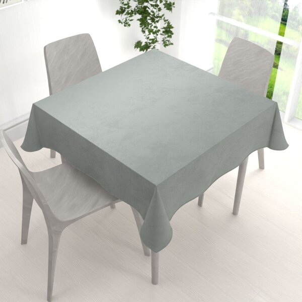Biante Zamatový štvorcový obrus Velvet Prémium SVP-046 Svetlo sivý 40x40 cm