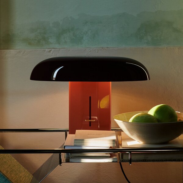 Stolové Lampa &Tradition, Montera JH42, stmievateľné, Červená, Obývacia izba, Hliník, Dizajnový
