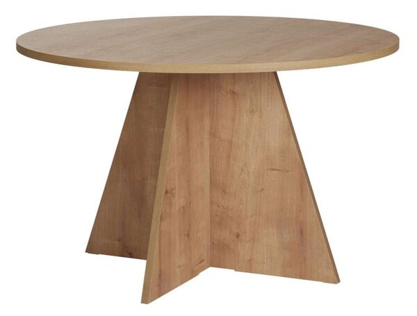 Jedálenský stôl MATIN, priemer 120 cm, dub