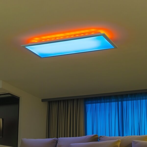 LED RGBW stmievateľný prisadený panel LED/22W/230V 2700-6500K 29,5x59,5 cm + DO
