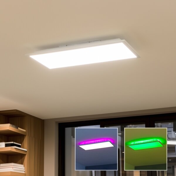LED RGBW stmievateľný prisadený panel LED/22W/230V 2700-6500K 29,5x59,5 cm + DO