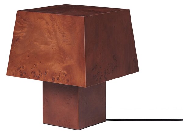 Stolové Lampa ferm LIVING, Burl, Drevo, Obývacia izba, Drevo, Moderný