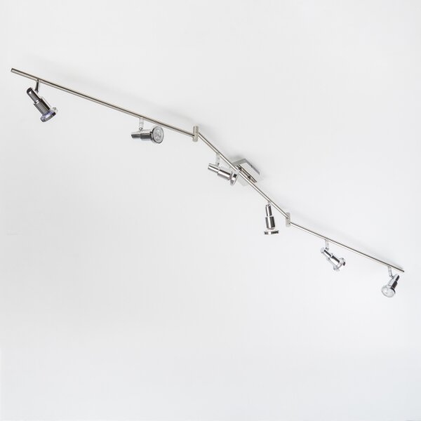 LED bodové svietidlo 6xGU10/5W/230V lesklý chróm