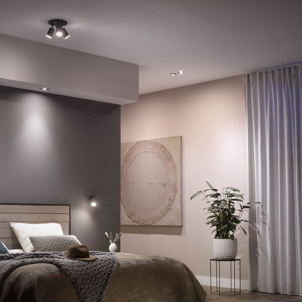 Bodové svetlá Philips Hue, Metalická, Plast