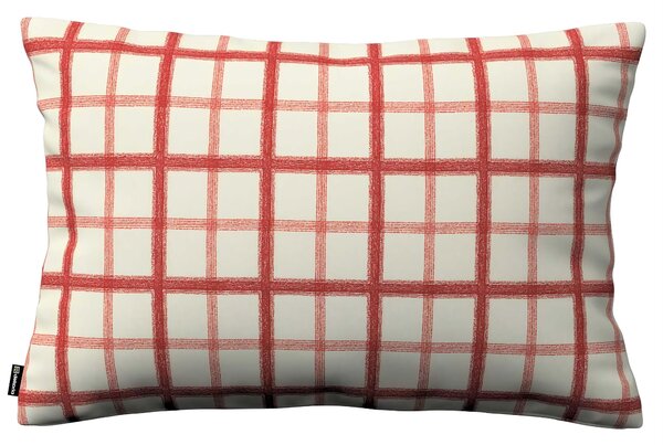 Karin - jednoduchá obliečka, 60x40cm farba produktu červená látka vzorované
