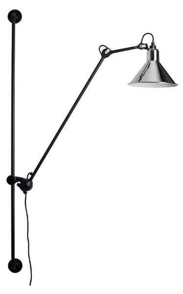Nástenné Svietidlo Lampe Gras, Metalická, Obývacia izba, Kov, Industriálny