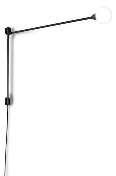 Nástenné Svietidlo Nemo Lighting, Čierna, Obývacia izba, Hliník