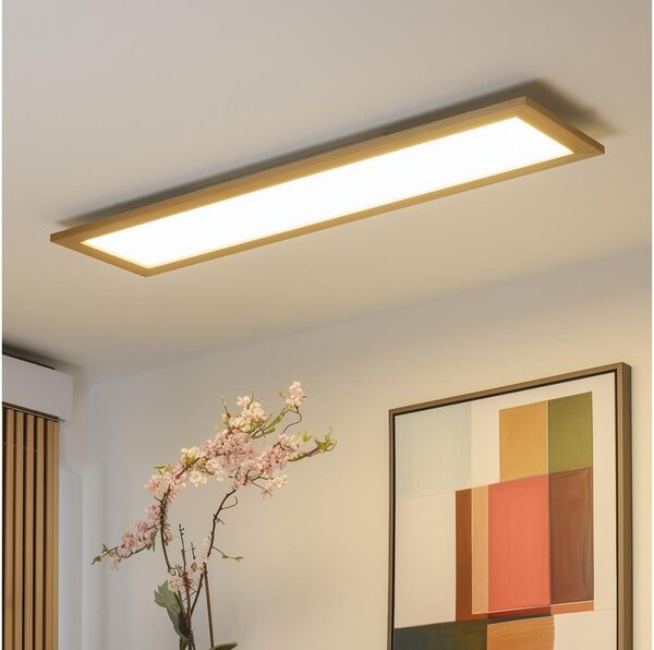 Brilagi - LED Stropné svietidlo SLIMFRAME WOOD LED/58W/230V 124x34 cm hnedá