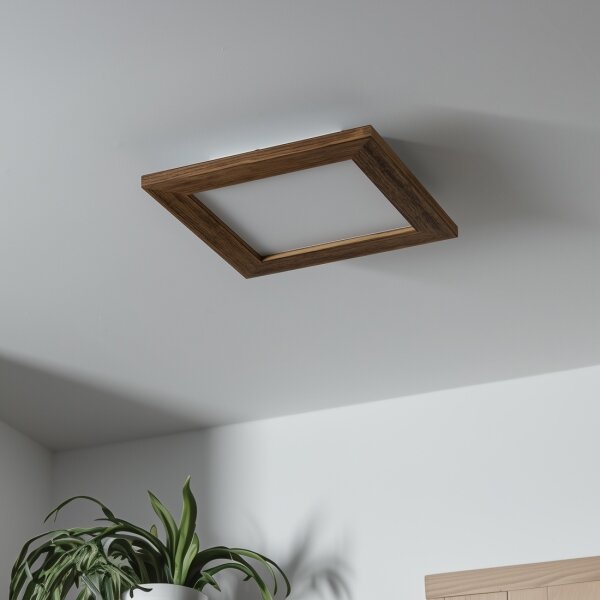 Brilagi - LED Stropné svietidlo SLIMFRAME WOOD LED/25W/230V 34x34 cm hnedá