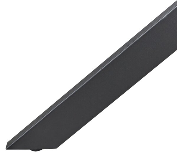 Rozkladací jedálenský stôl tmavé drevo čierna MDF kovové nohy 110/140 x 110 cm okrúhly tvar pre 6 osôb moderný štýl kuchyňa jedáleň