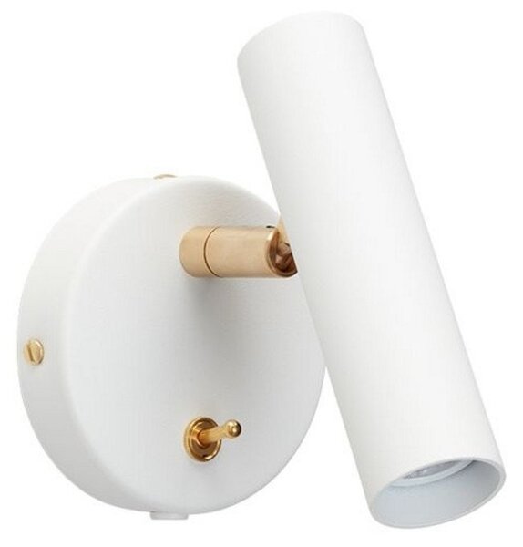 Slender Nástenné Svietidlo White/Brass