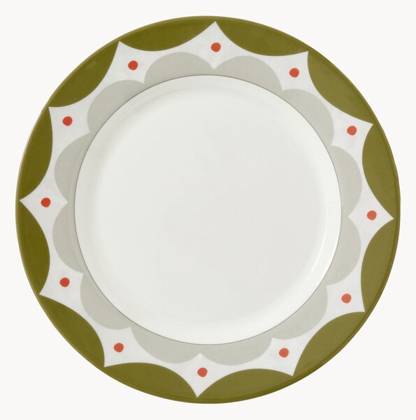Porcelánové taniere Geo Dinner, 4 ks