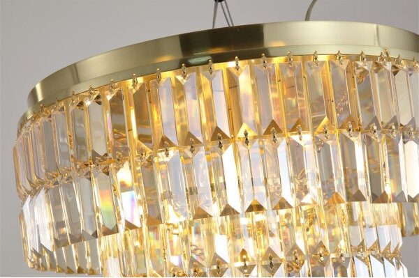 Searchlight 61321-6SB - Stropné svietidlo EMPIRE 6xE14/60W/230V IP44
