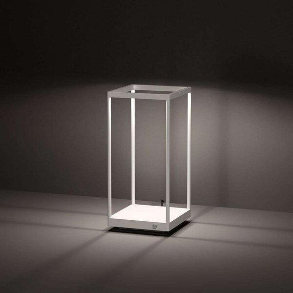 Stolové Lampa Serien Lighting, stmievateľné, Čierna, Obývacia izba, Hliník