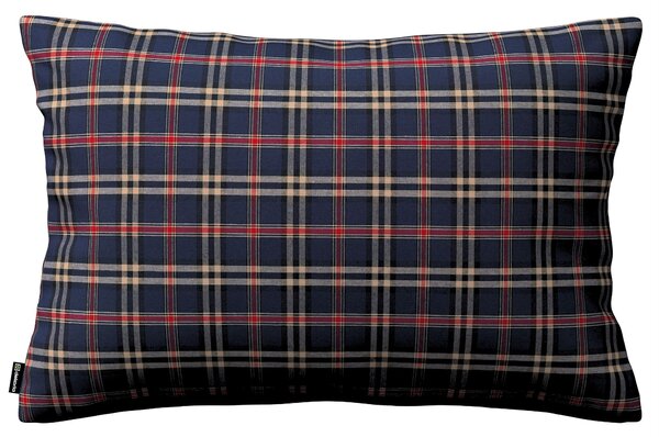 Karin - jednoduchá obliečka, 60x40cm farba produktu tmavomodrá látka vzorované