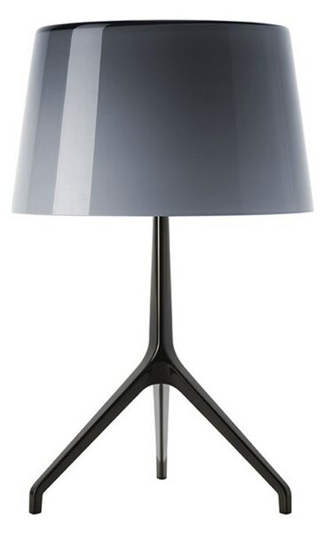 Stolové Lampa Foscarini, stmievateľné, Sivá, Hliník