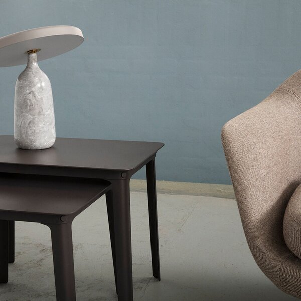 Stolové Lampa Normann Copenhagen, Sivá, Obývacia izba, Kov