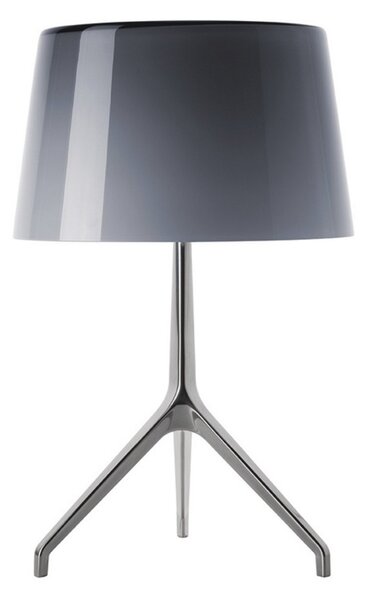 Stolové Lampa Foscarini, stmievateľné, Sivá, Obývacia izba, Hliník